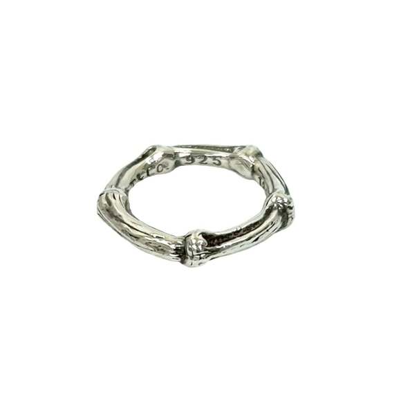 TIFFANY Authentic Silver Bamboo Ring